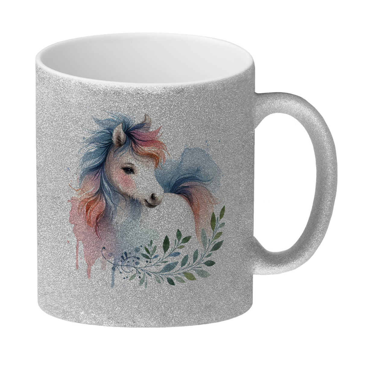Buntes Pferd Kaffeebecher