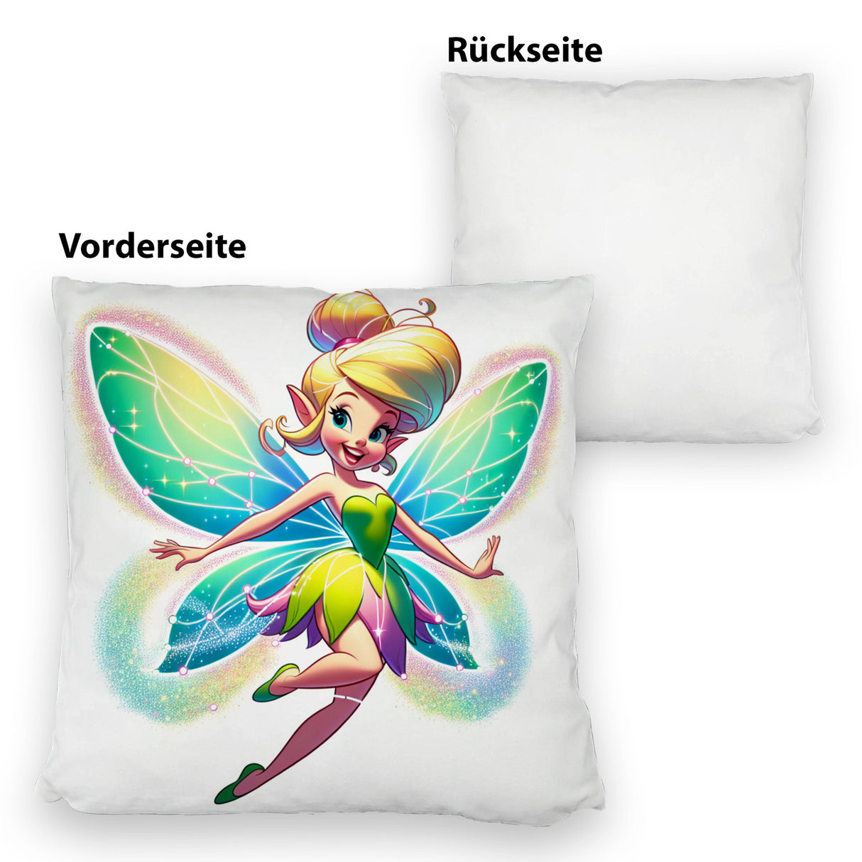 Buntes und niedliches Fee Kissen