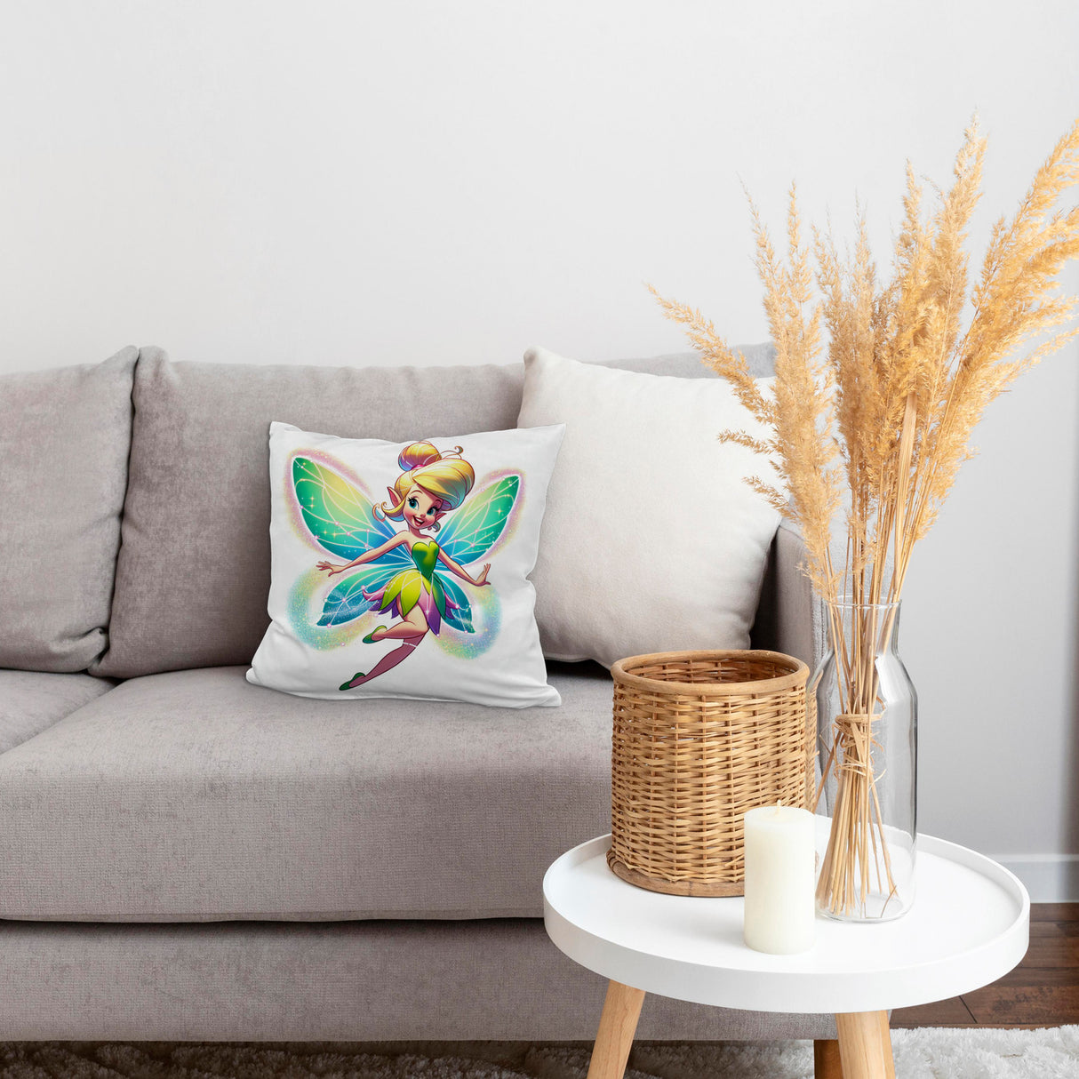 Buntes und niedliches Fee Kissen