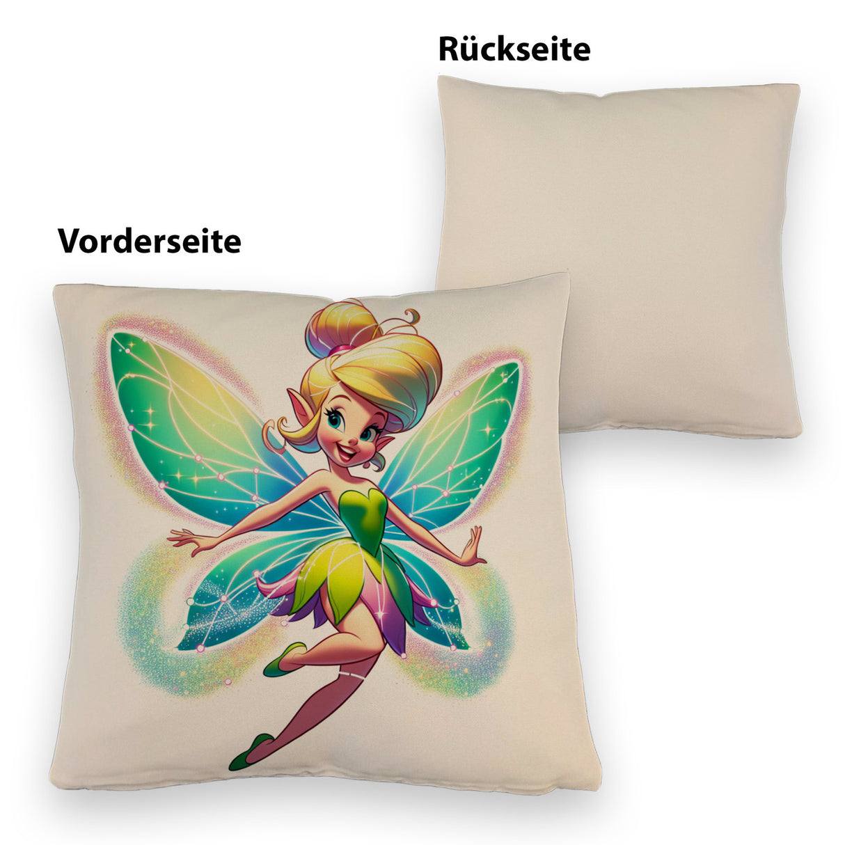 Buntes und niedliches Fee Kissen