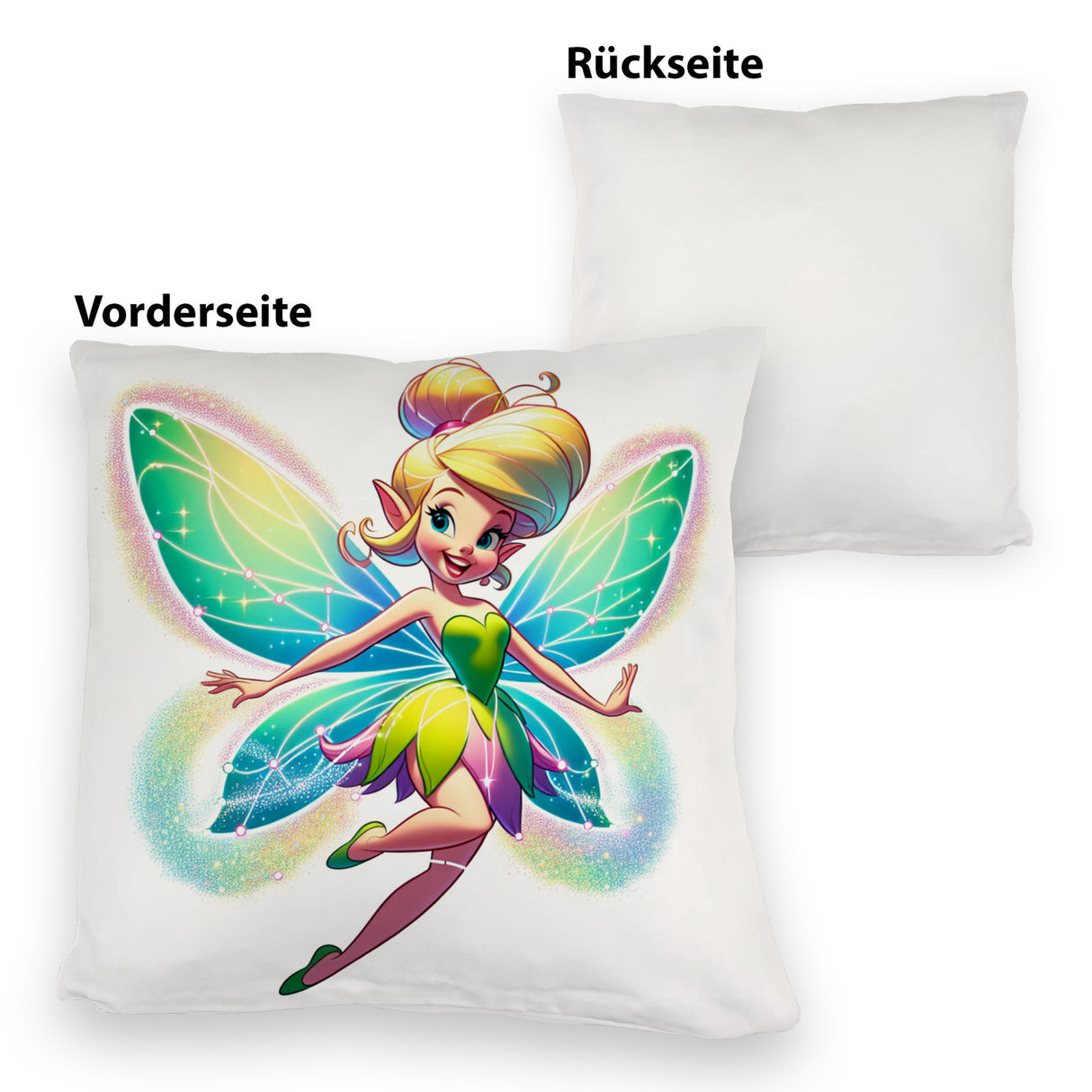 Buntes und niedliches Fee Kissen