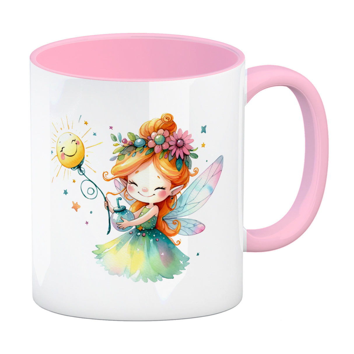 Magische bunte Fee Kaffeebecher
