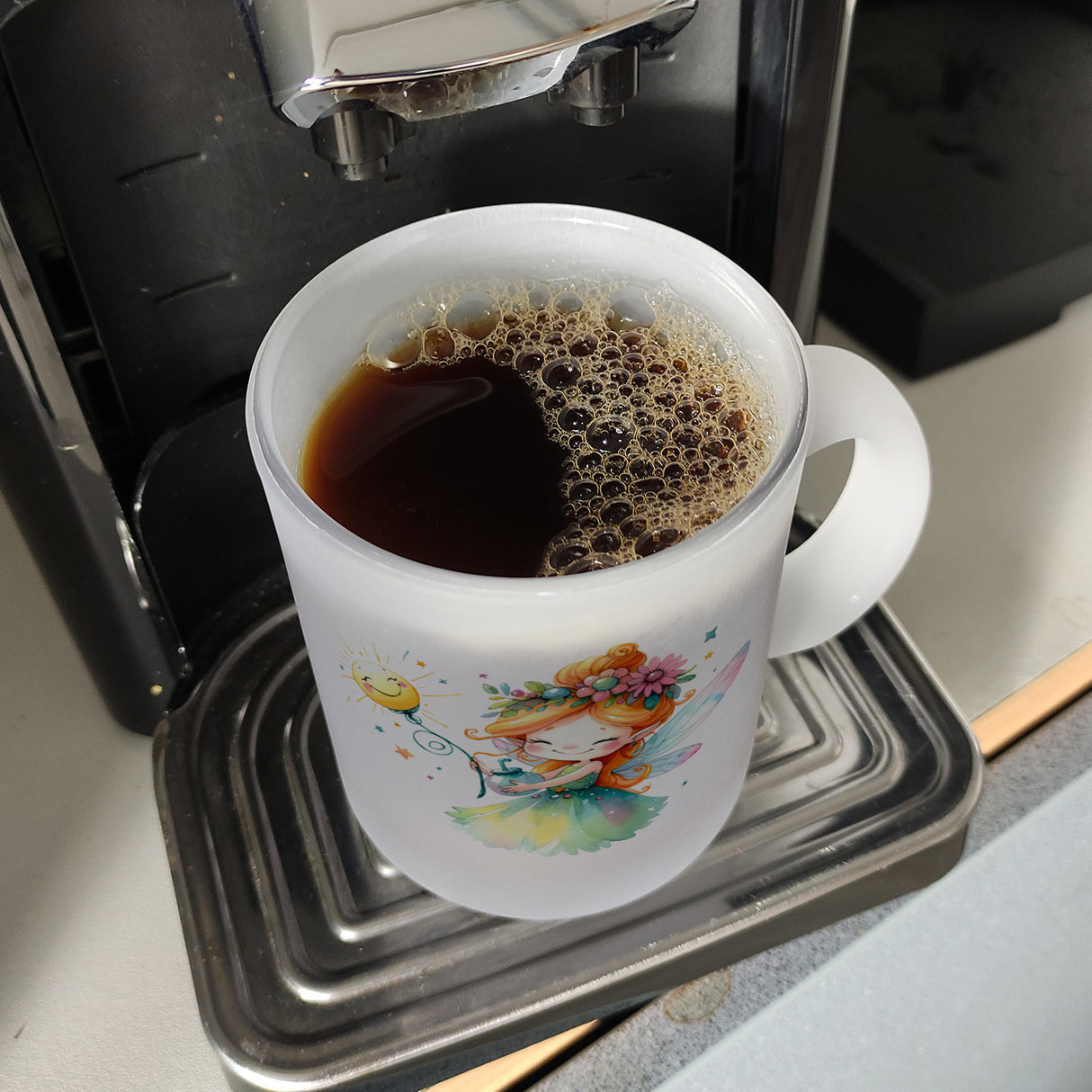 Magische bunte Fee Kaffeebecher