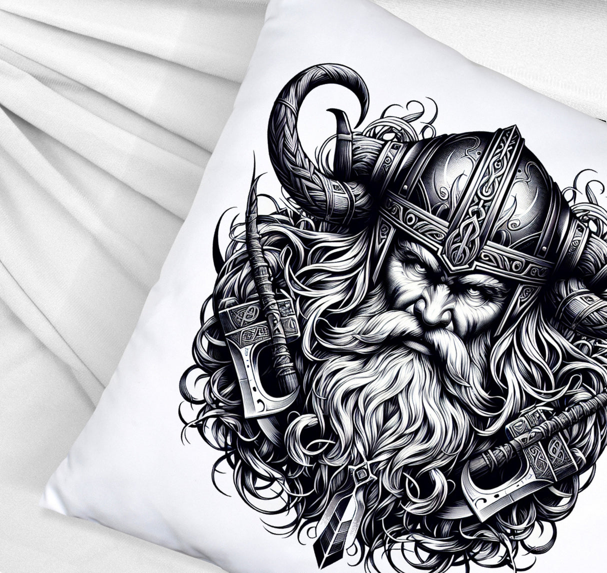 Wikingergott Odin Kissen