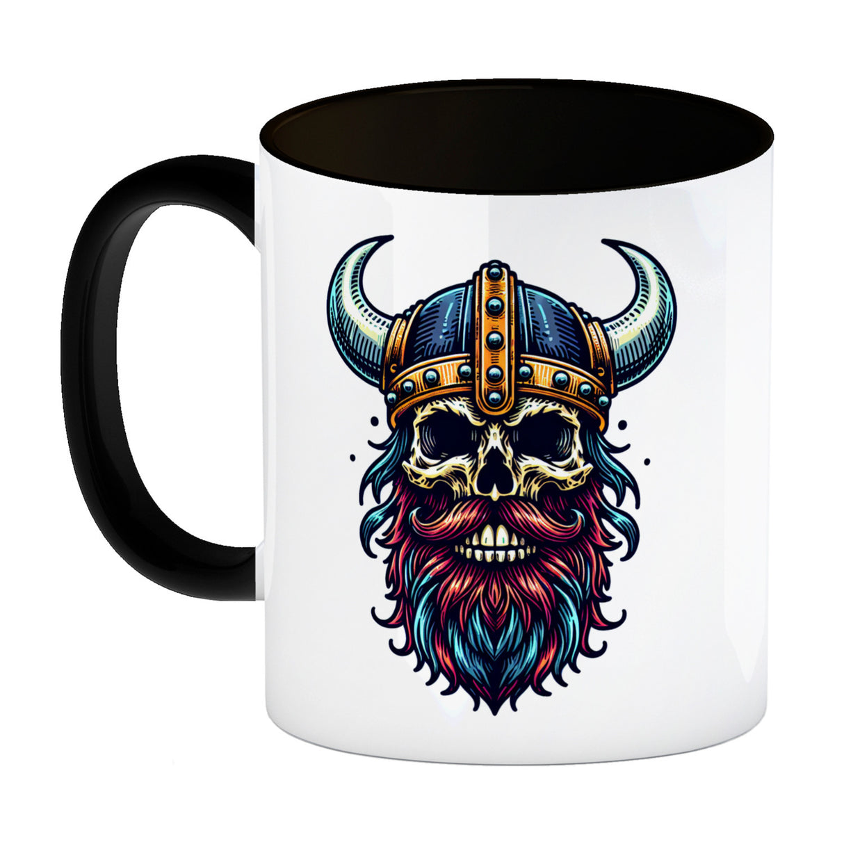 Totenkopf Wikinger Kaffeebecher
