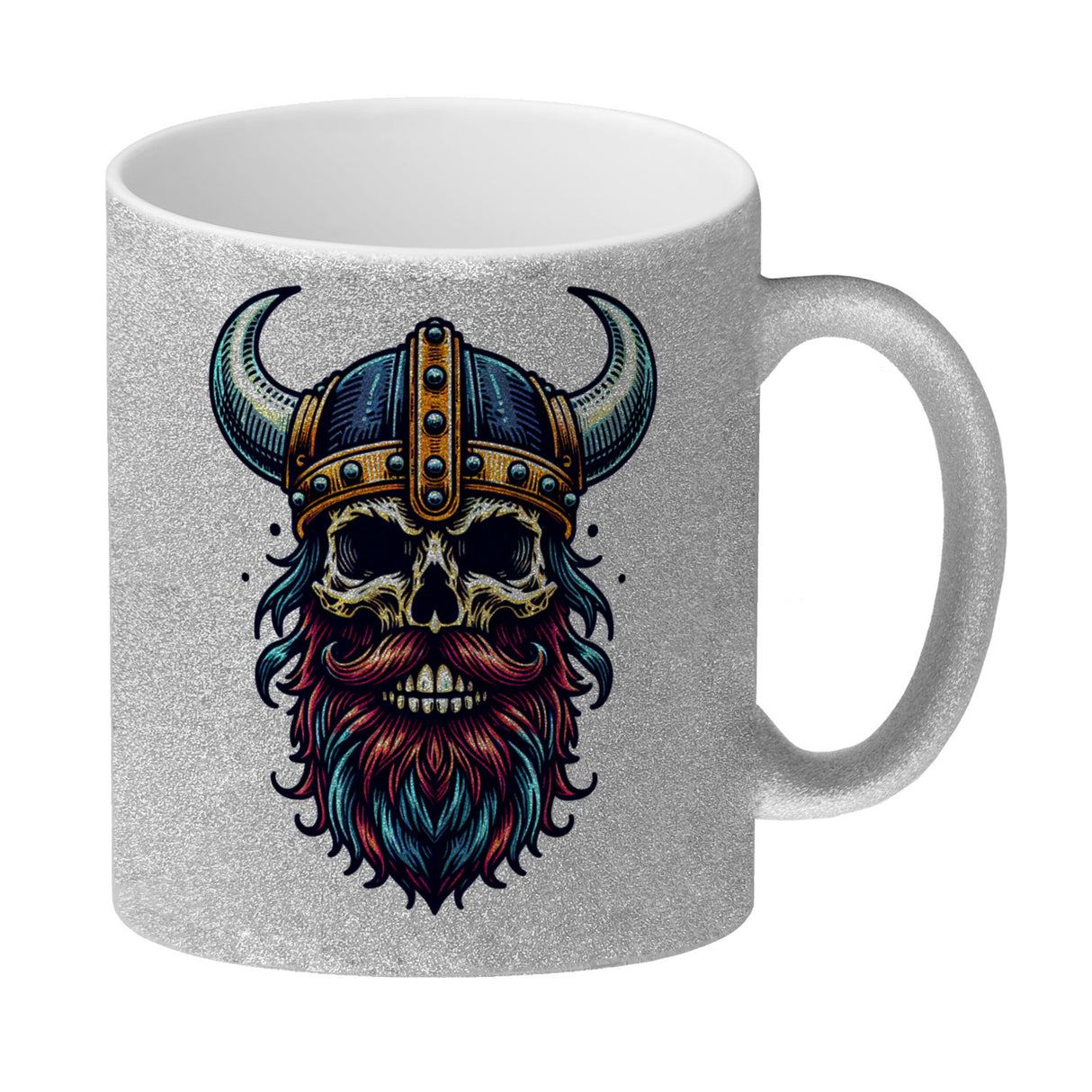 Totenkopf Wikinger Kaffeebecher