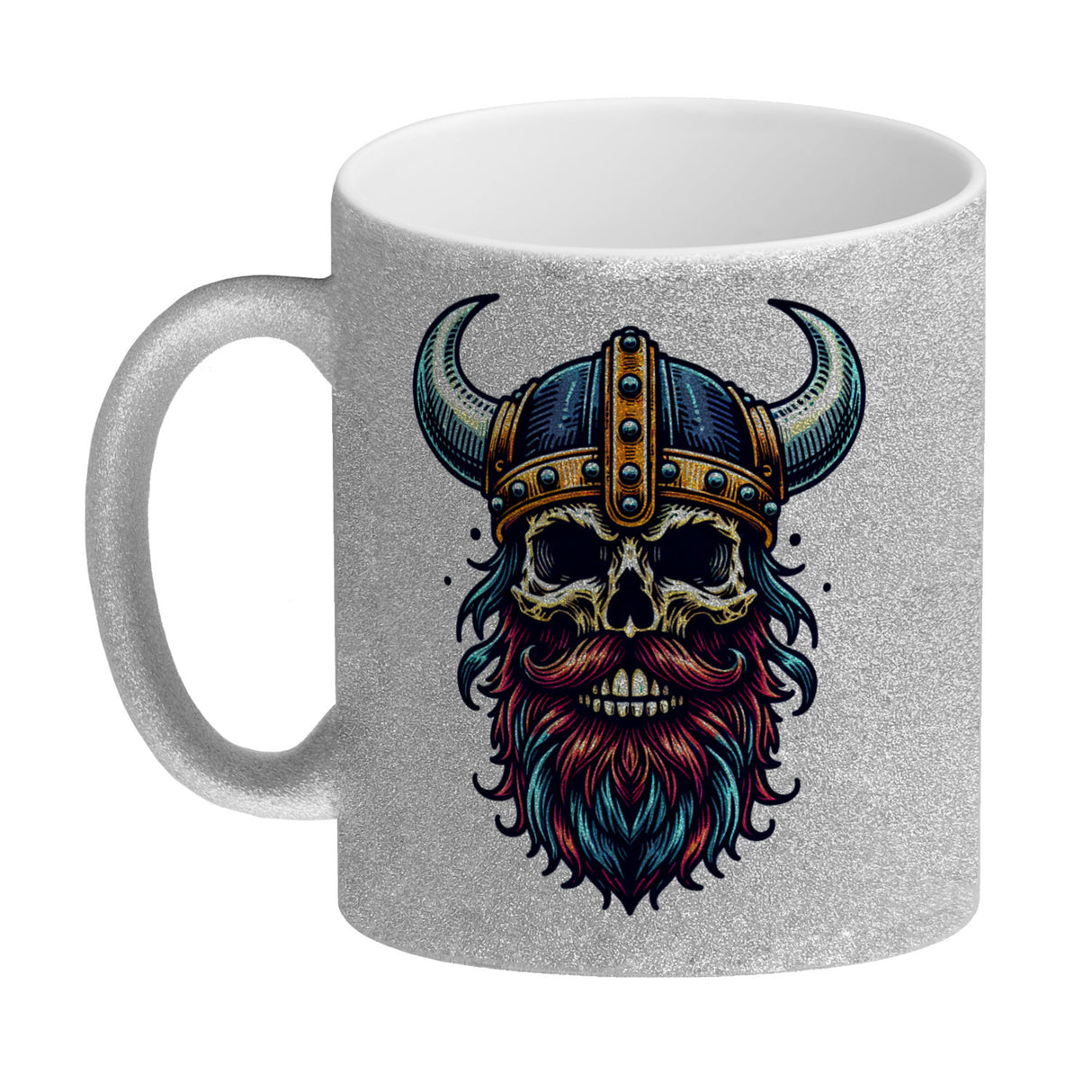 Totenkopf Wikinger Kaffeebecher