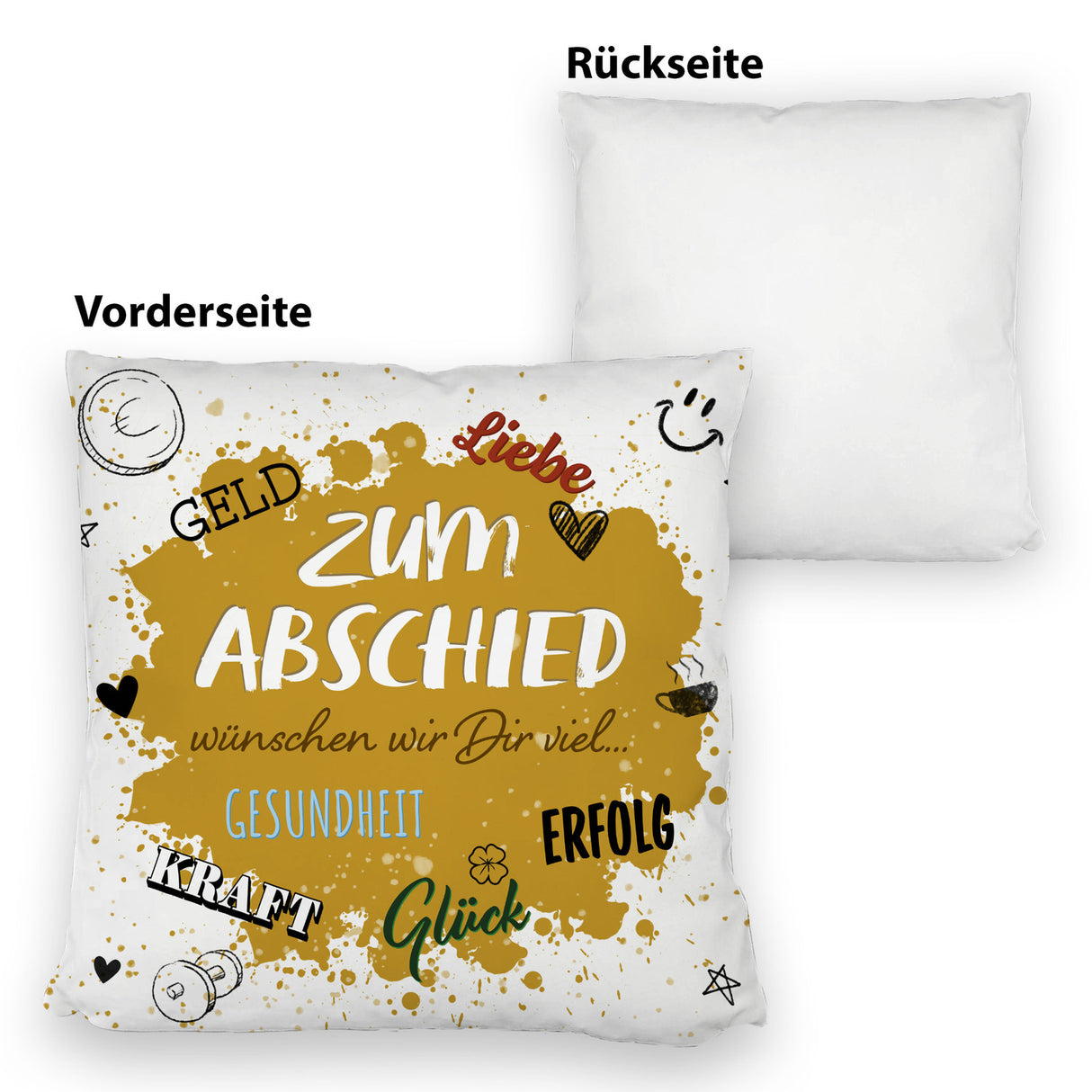 Zum Abschied Wünsche Kissen