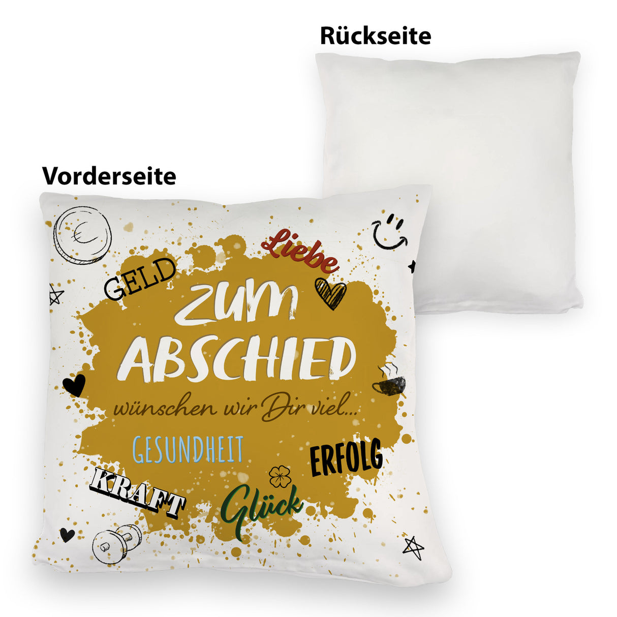 Zum Abschied Wünsche Kissen