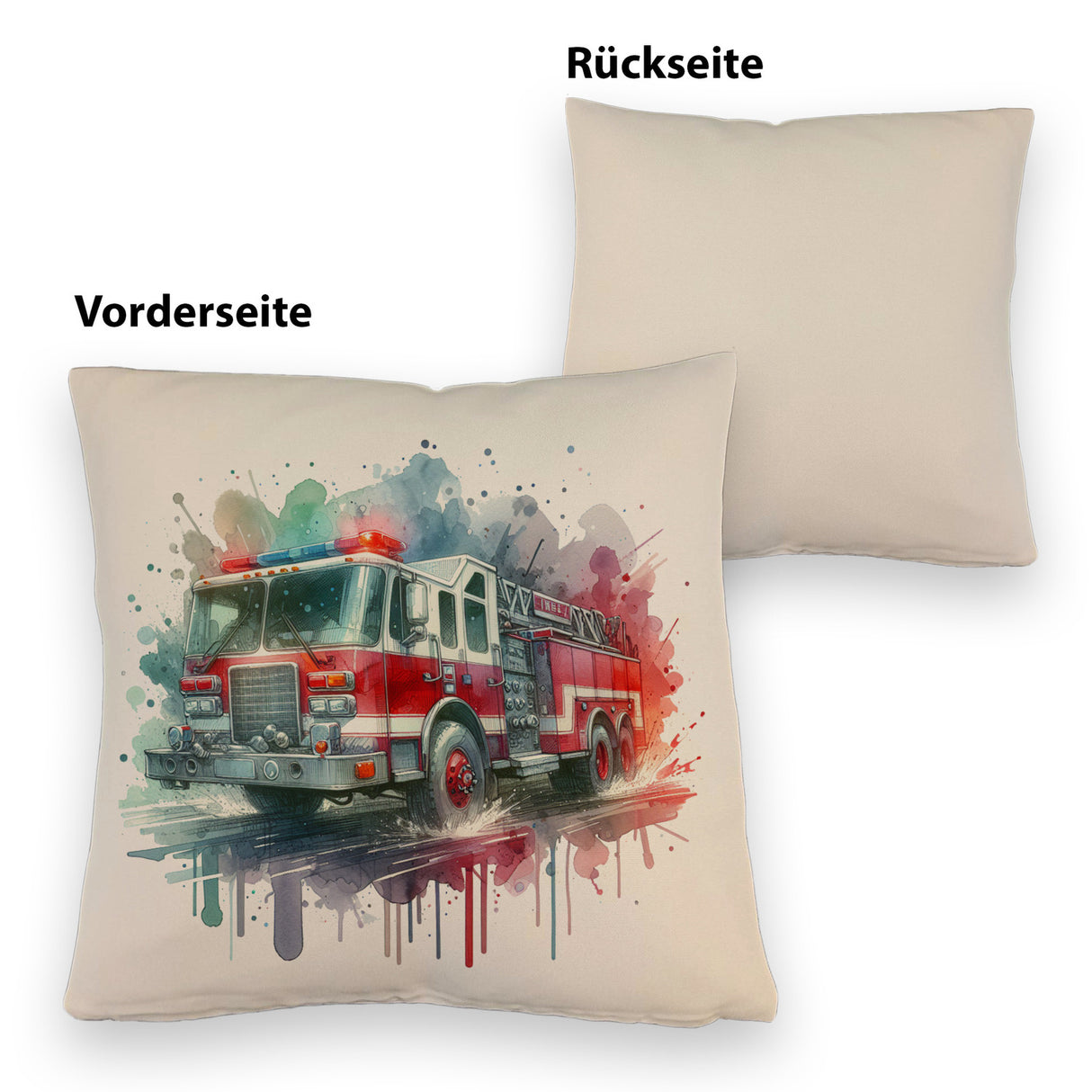 Feuerwehrauto Kissen