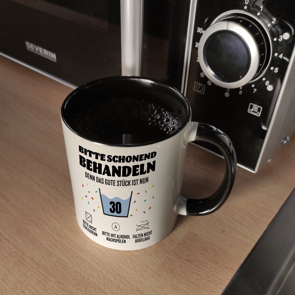 Bitte schonend behandeln - 30. Geburtstag Kaffeebecher