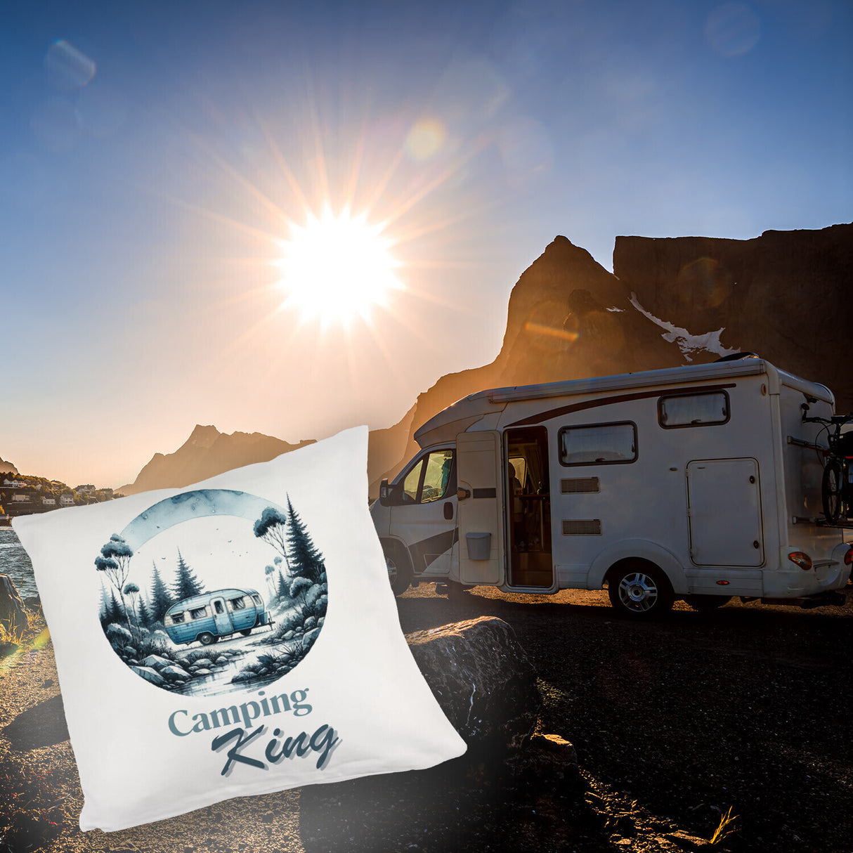 Camping King Wohnwagen Kissen