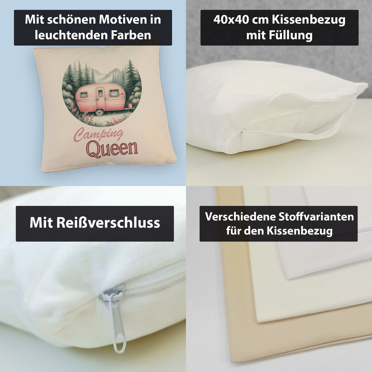 Camping Queen Wohnwagen Kissen