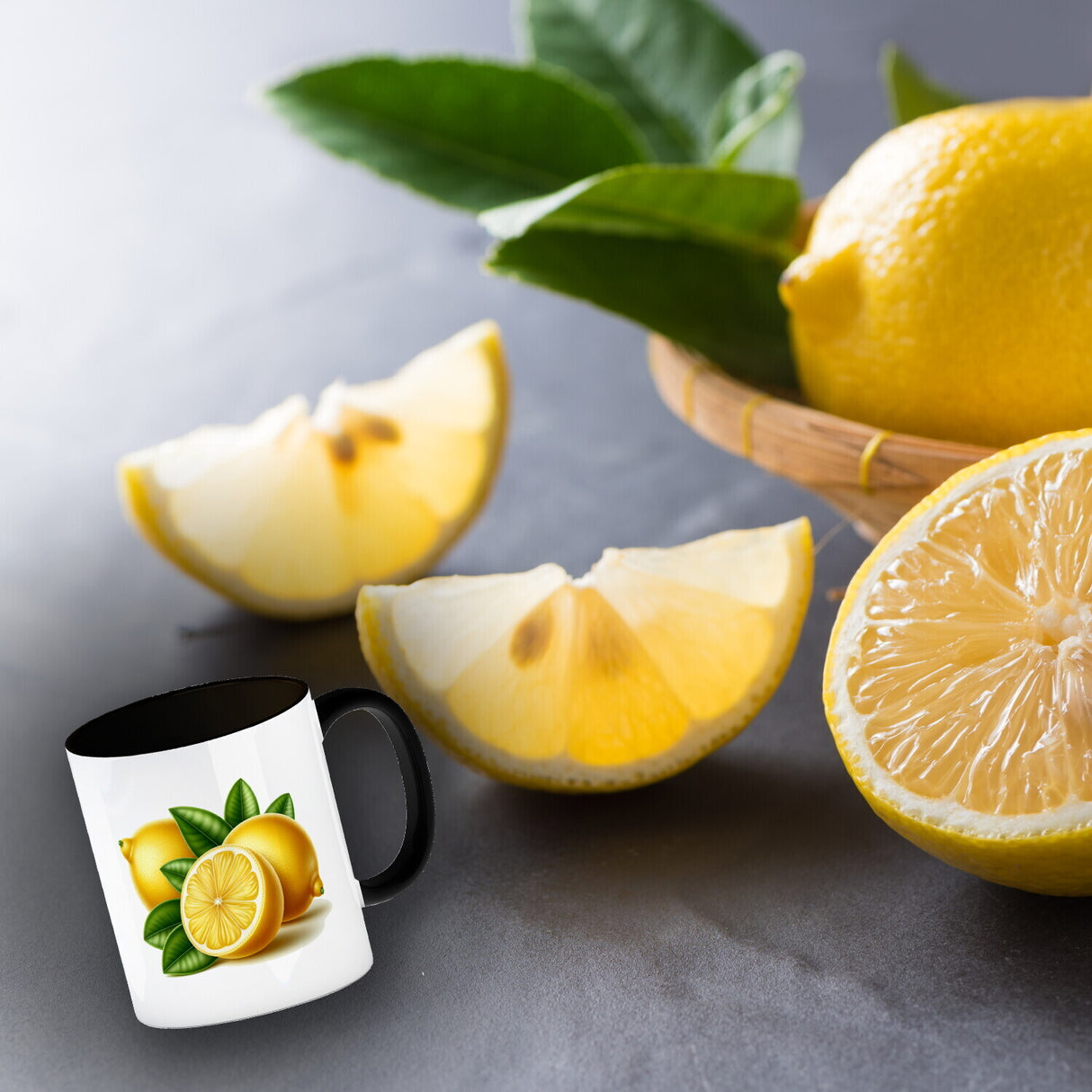 Zitronen Kaffeebecher