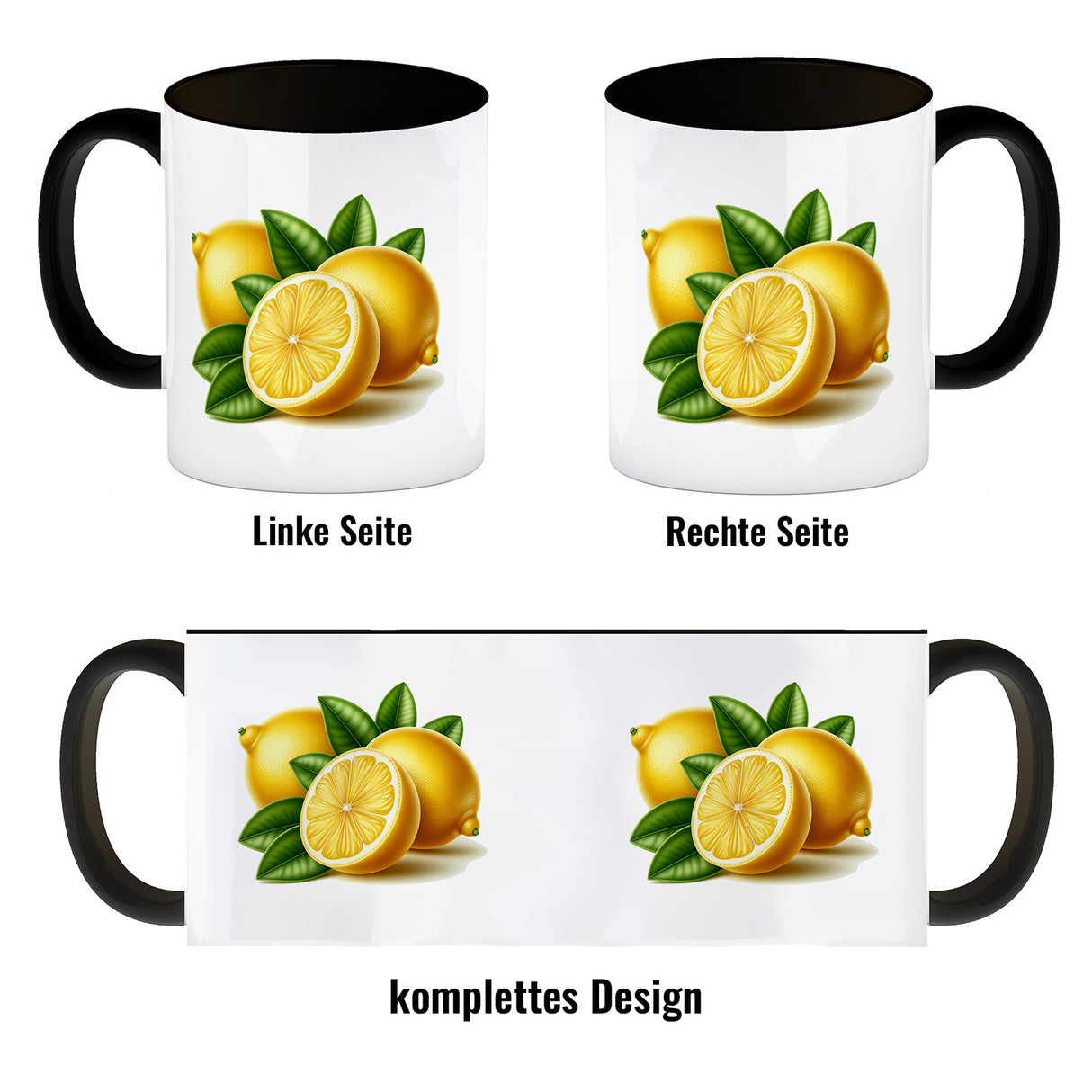 Zitronen Kaffeebecher
