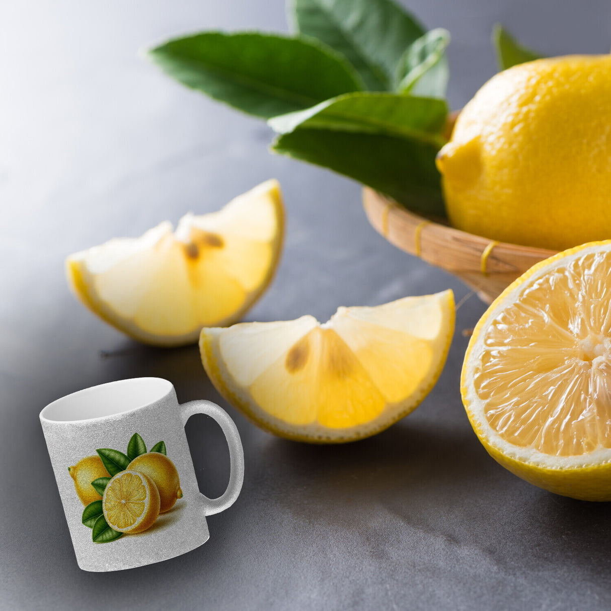 Zitronen Kaffeebecher