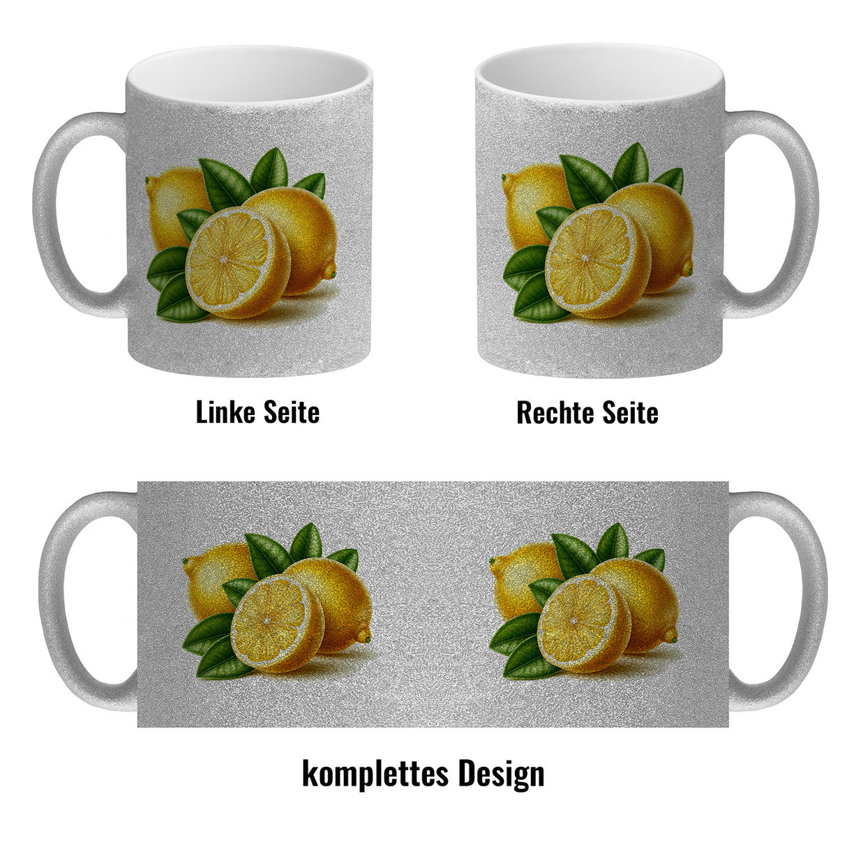 Zitronen Kaffeebecher