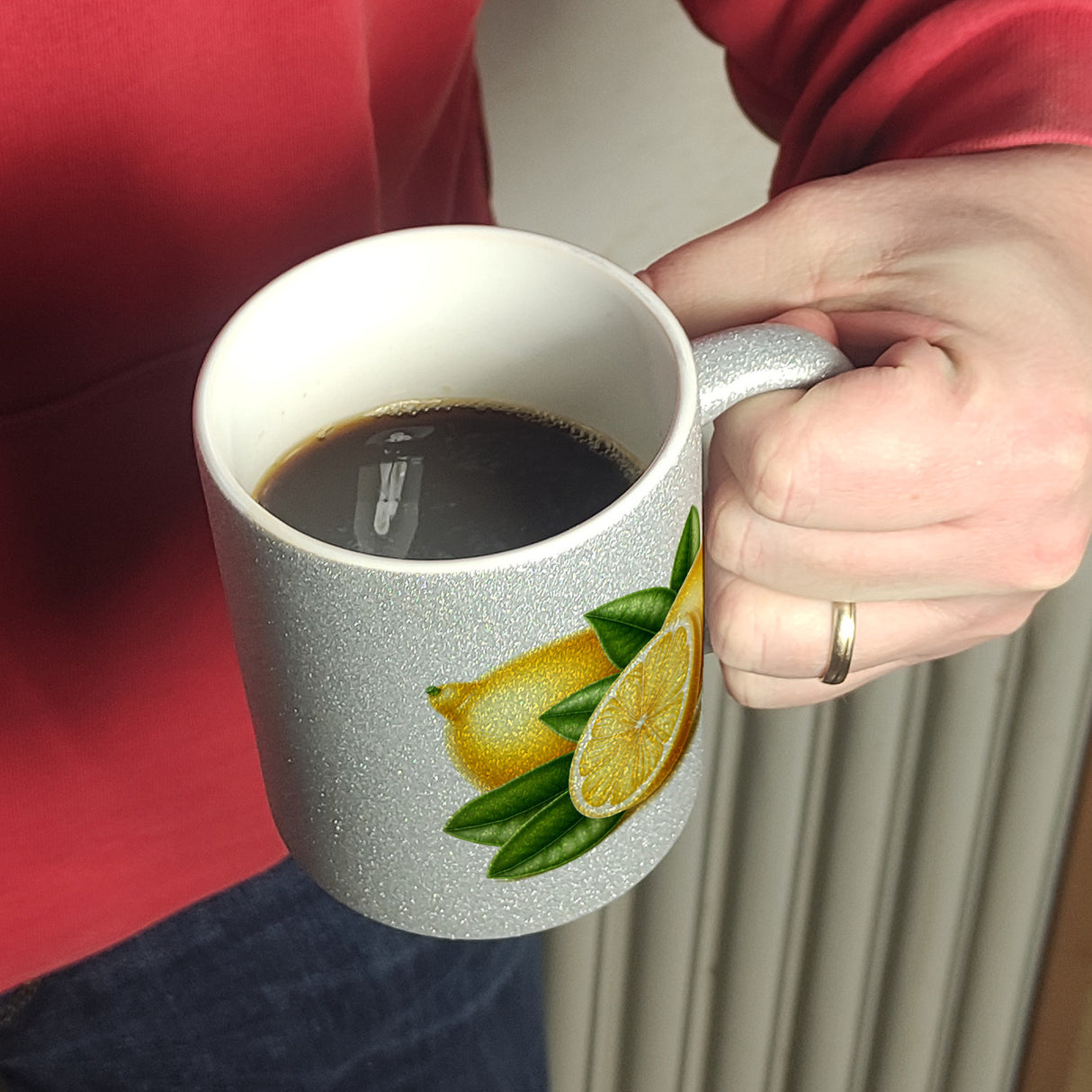 Zitronen Kaffeebecher
