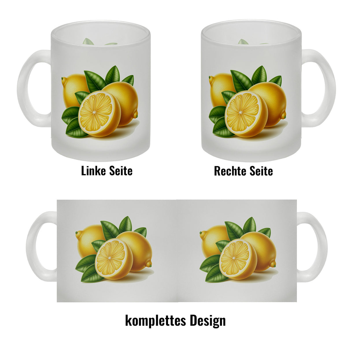 Zitronen Kaffeebecher