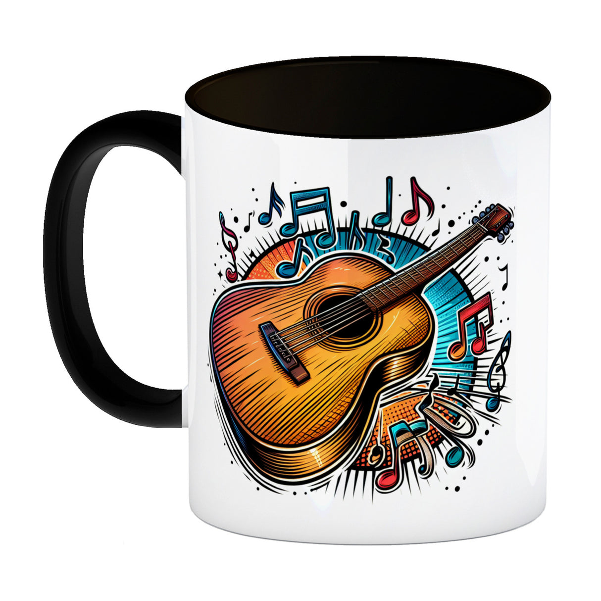 Akustikgitarre Kaffeebecher
