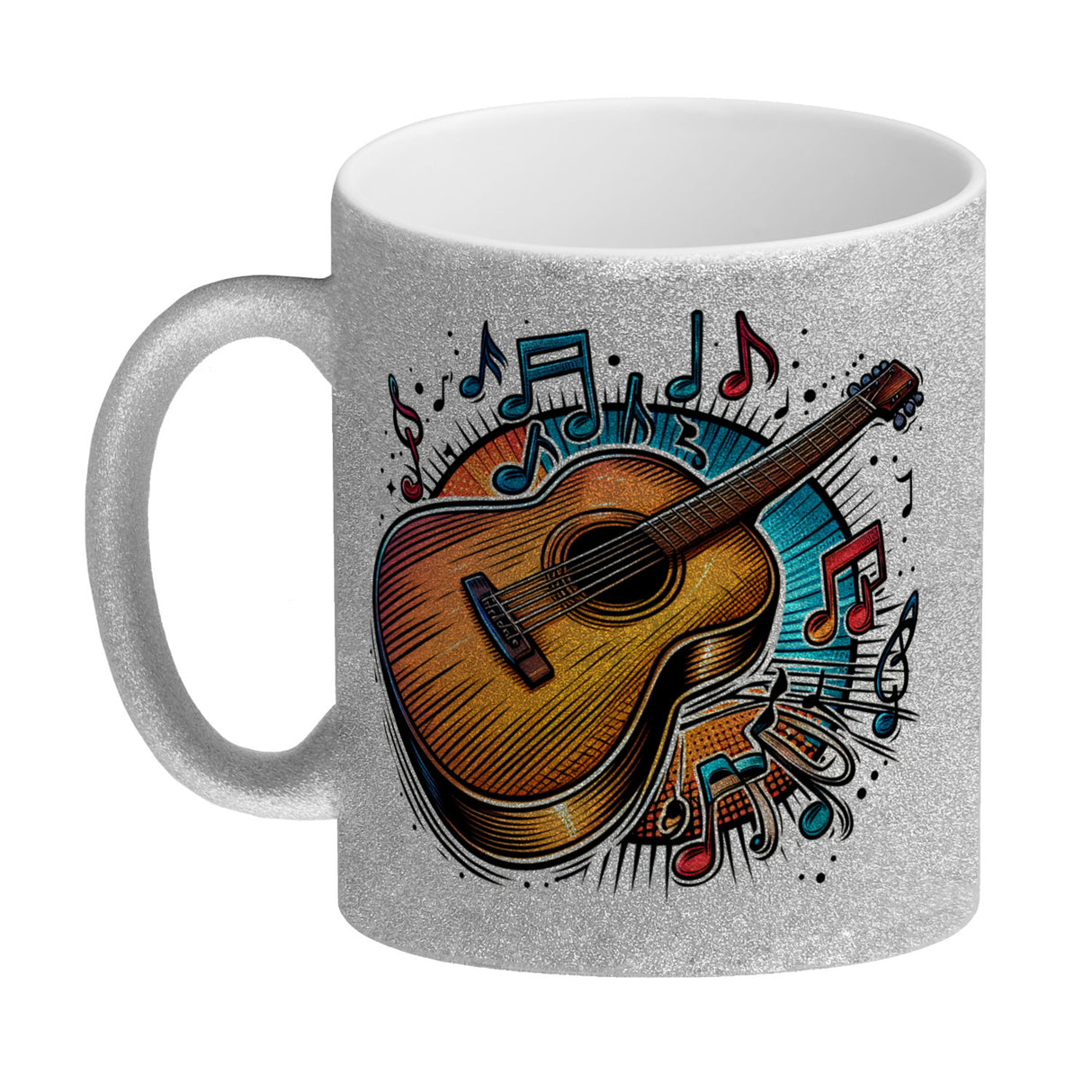 Akustikgitarre Kaffeebecher