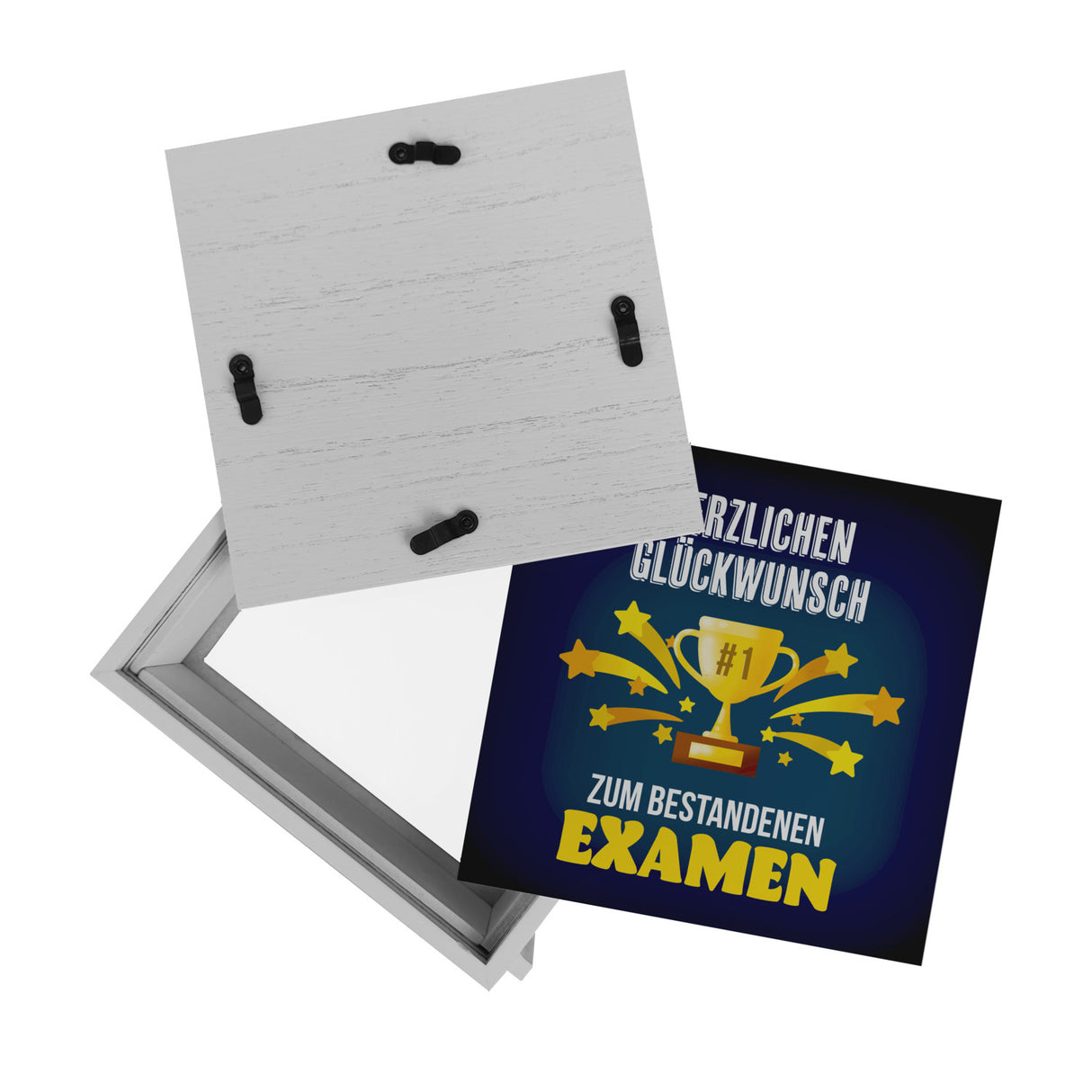 Herzlichen Glückwunsch Spardose mit Spruch zum erfolgreichen Examen