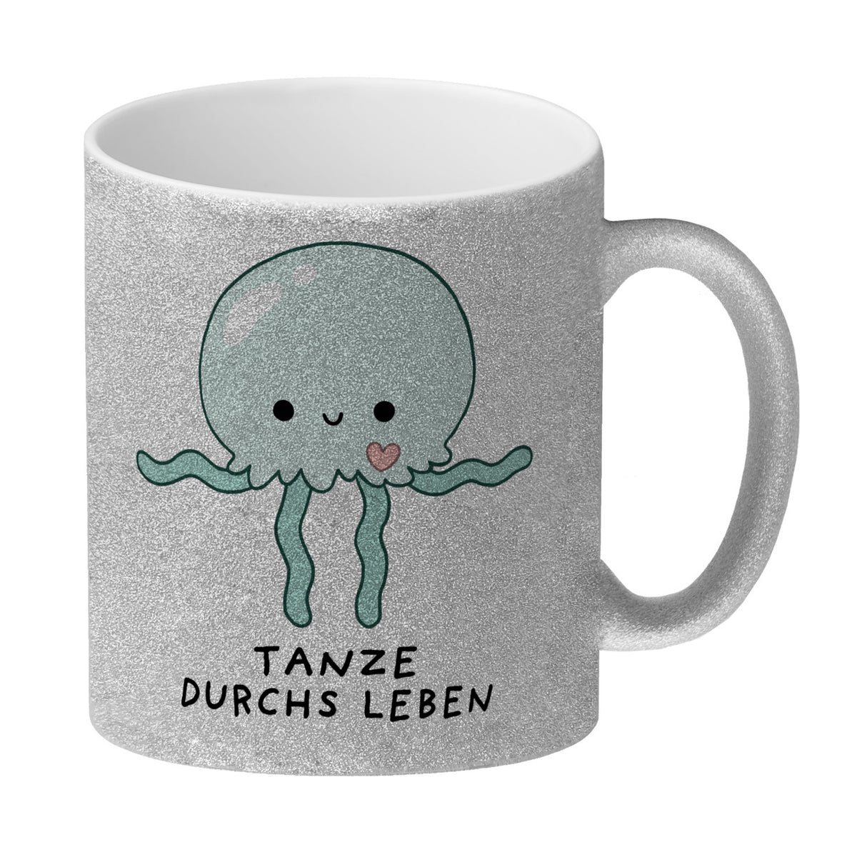 Jelly & Friends Qualle Kaffeebecher mit Spruch Tanze durchs Leben