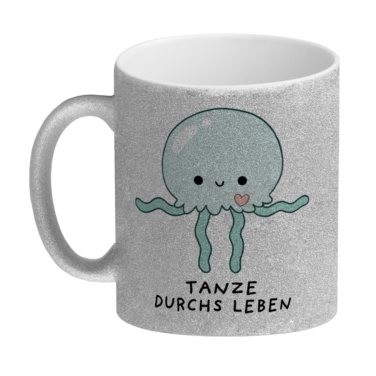 Jelly & Friends Qualle Kaffeebecher mit Spruch Tanze durchs Leben