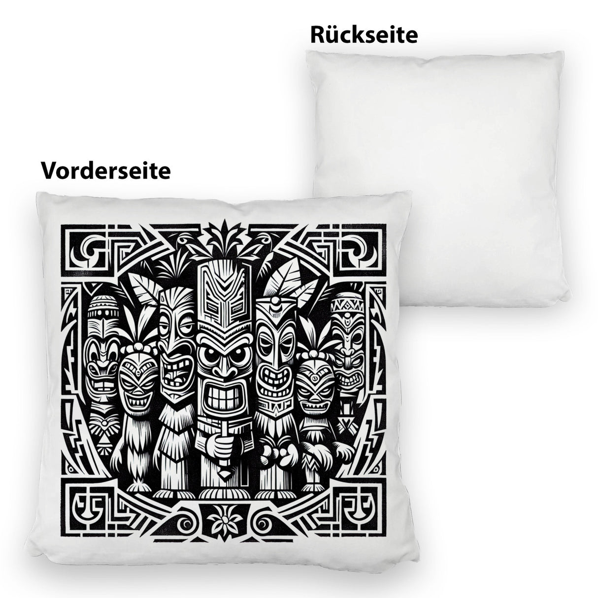 Tiki Figuren Kissen
