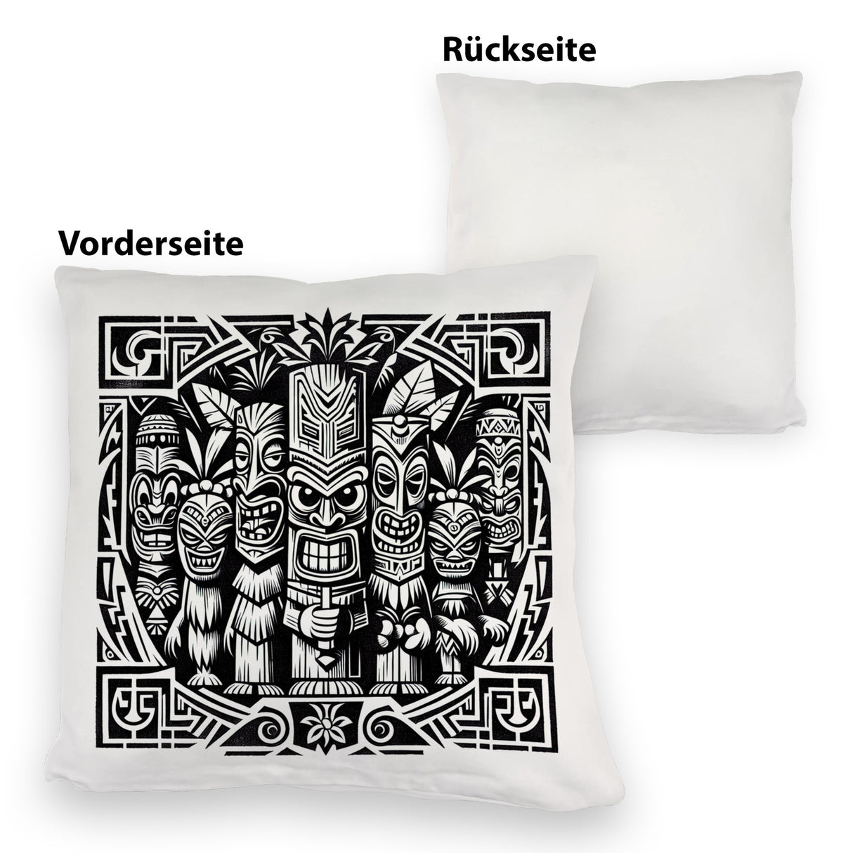 Tiki Figuren Kissen