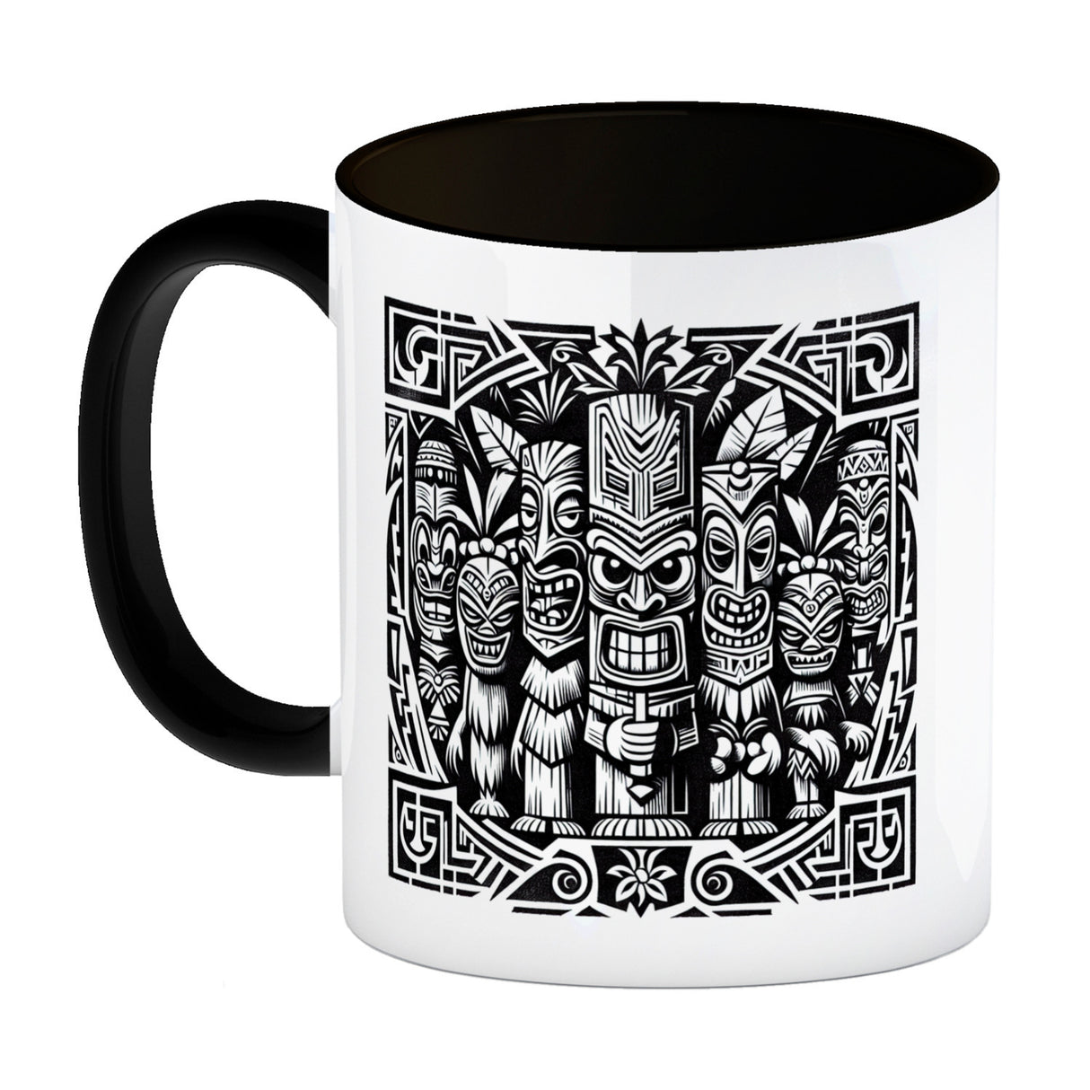 Tiki Figuren Kaffeebecher