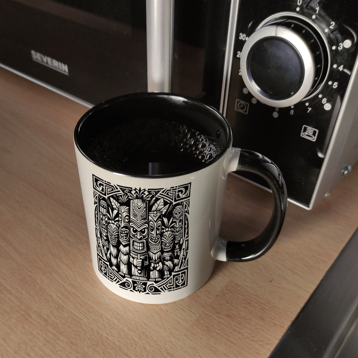 Tiki Figuren Kaffeebecher