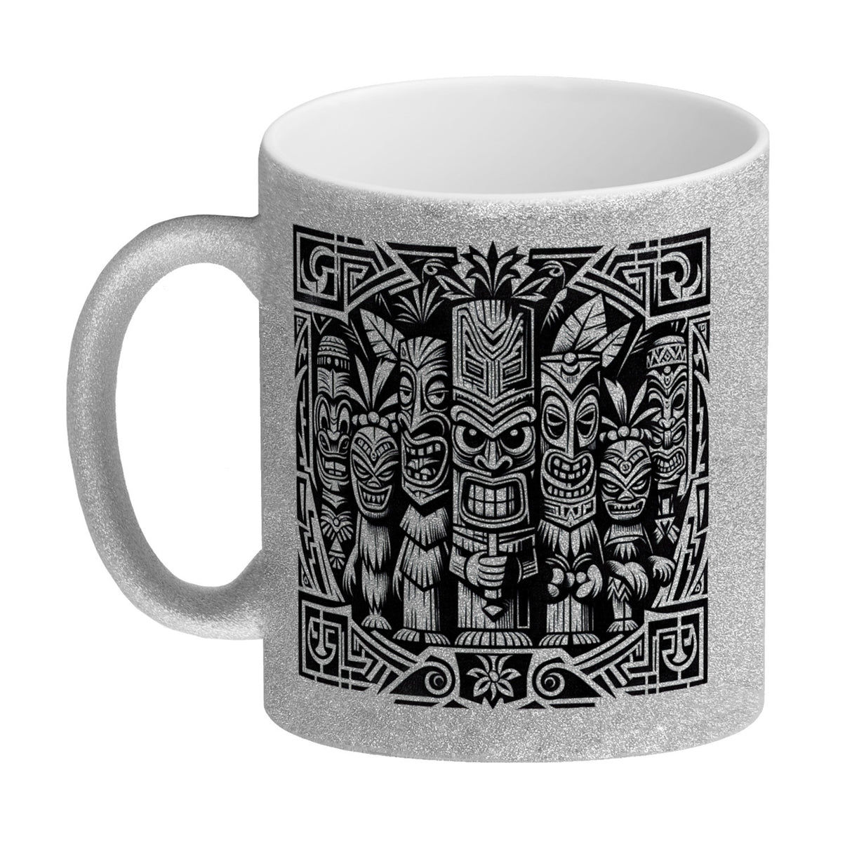 Tiki Figuren Kaffeebecher