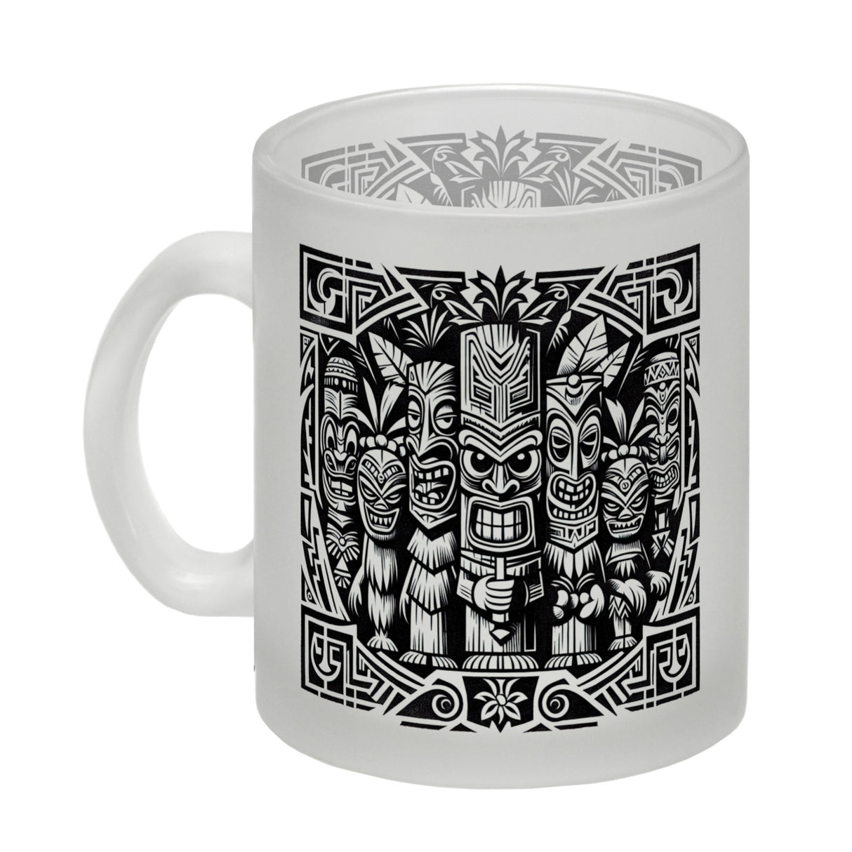 Tiki Figuren Kaffeebecher
