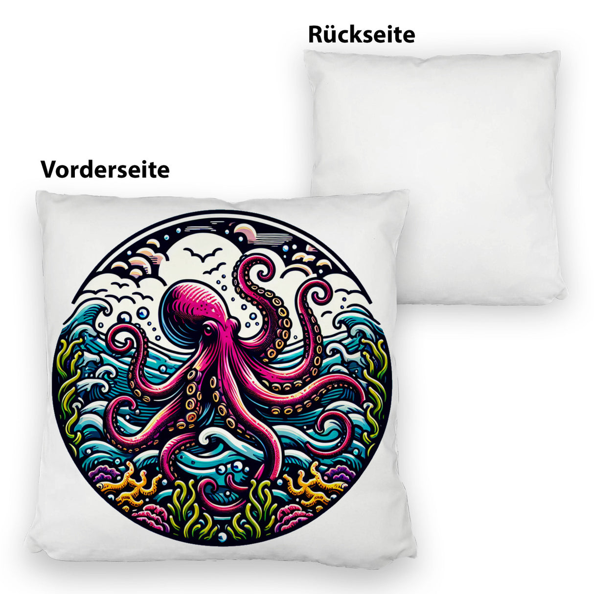 Oktopus Kissen