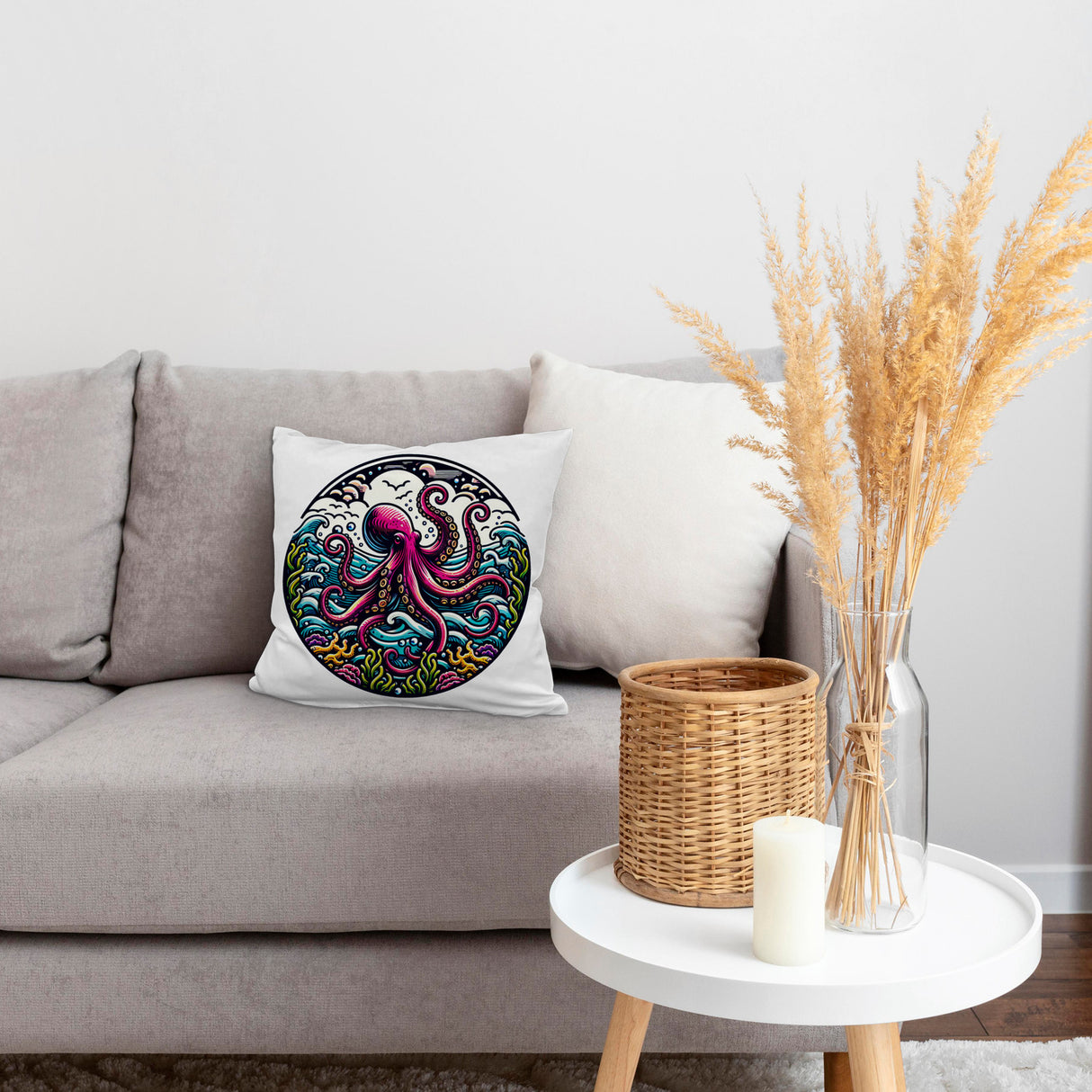 Oktopus Kissen