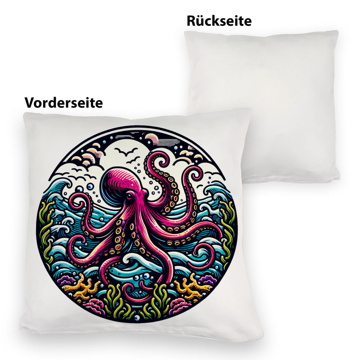 Oktopus Kissen