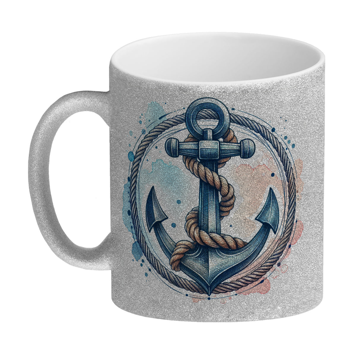 Anker mit Seil Kaffeebecher