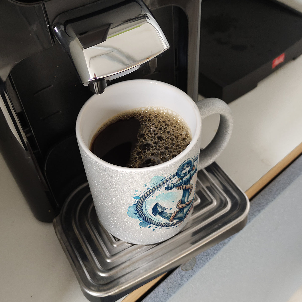 Anker mit Seil Kaffeebecher