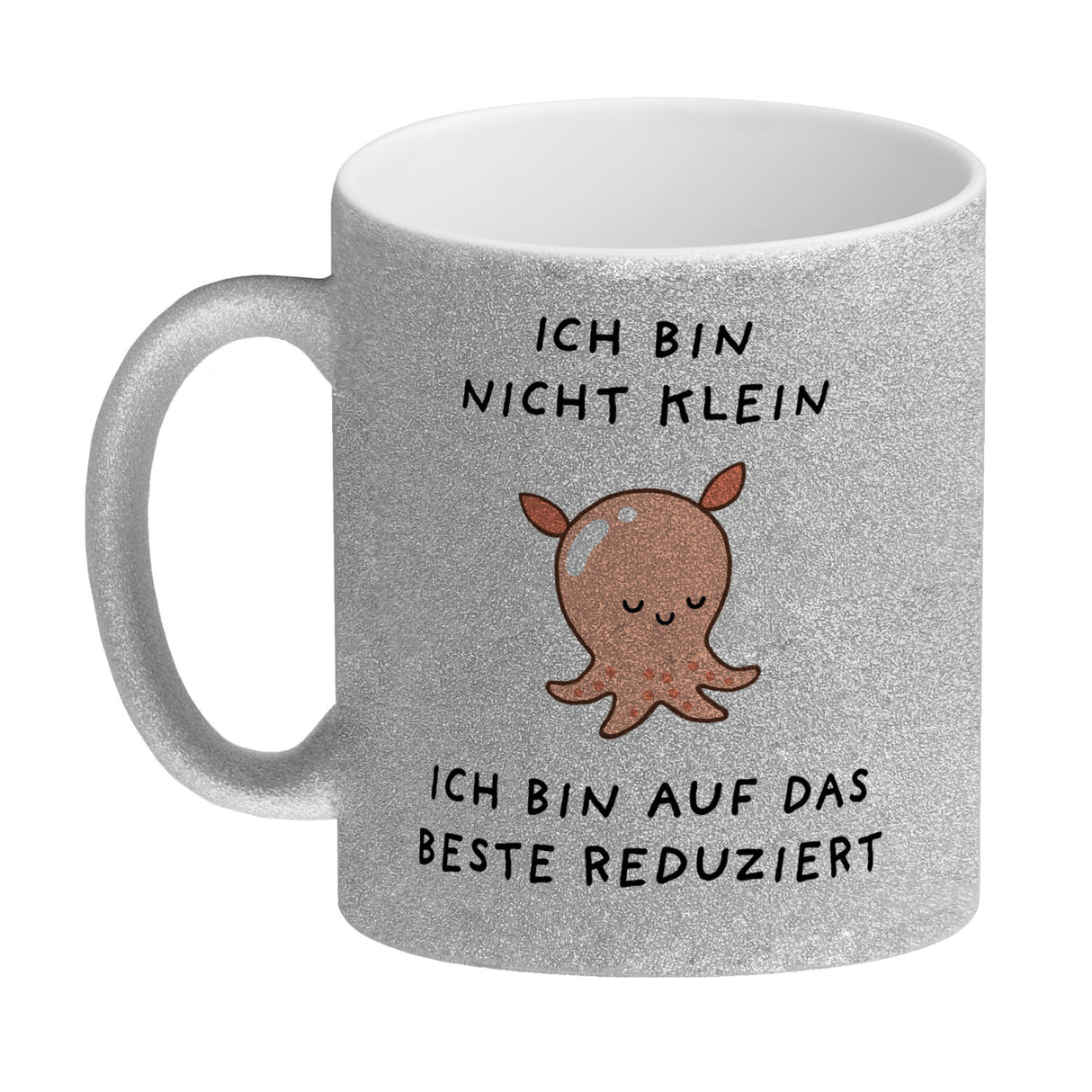 Jelly & Friends Oktopus Kaffeebecher mit Spruch Nicht Klein, beste reduziert