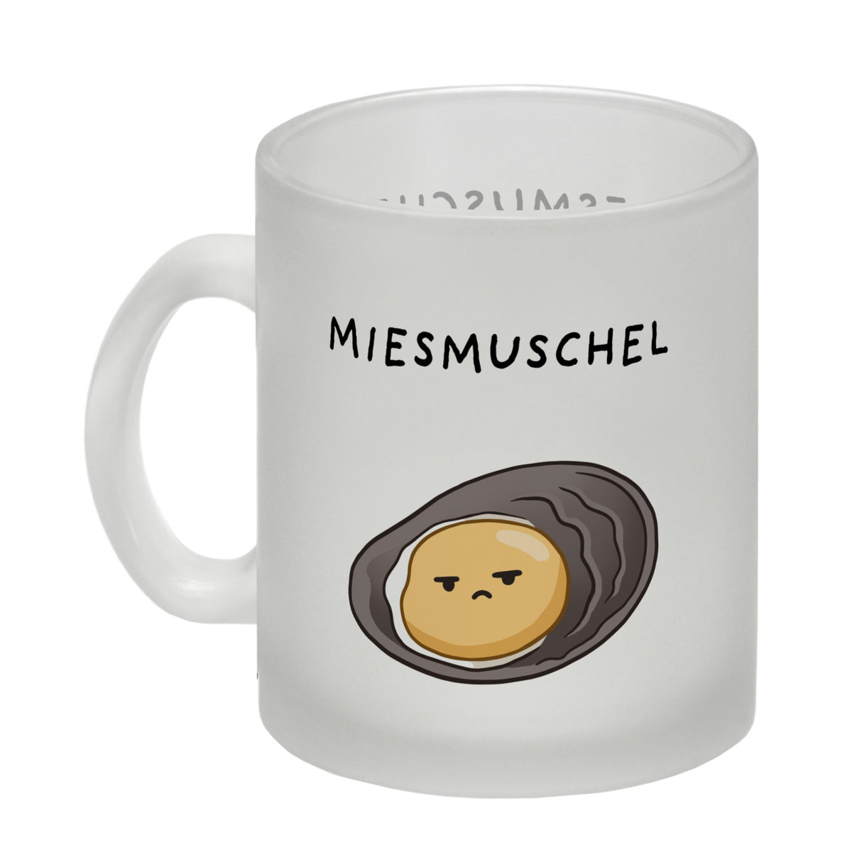Jelly & Friends Muschel Kaffeebecher mit Spruch Miesmuschel