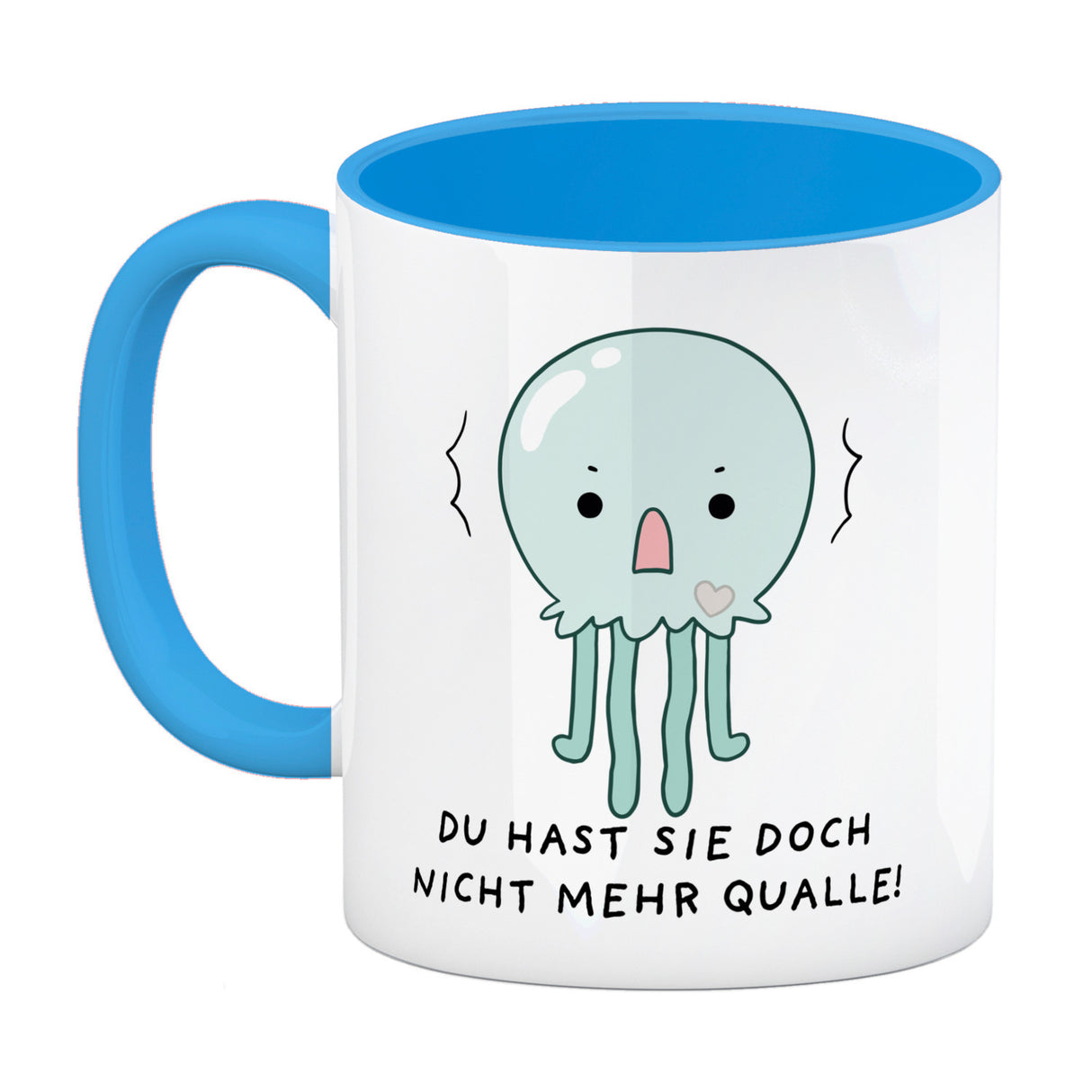 Jelly & Friends Qualle Kaffeebecher mit Spruch Du hast sie doch nicht mehr Qualle