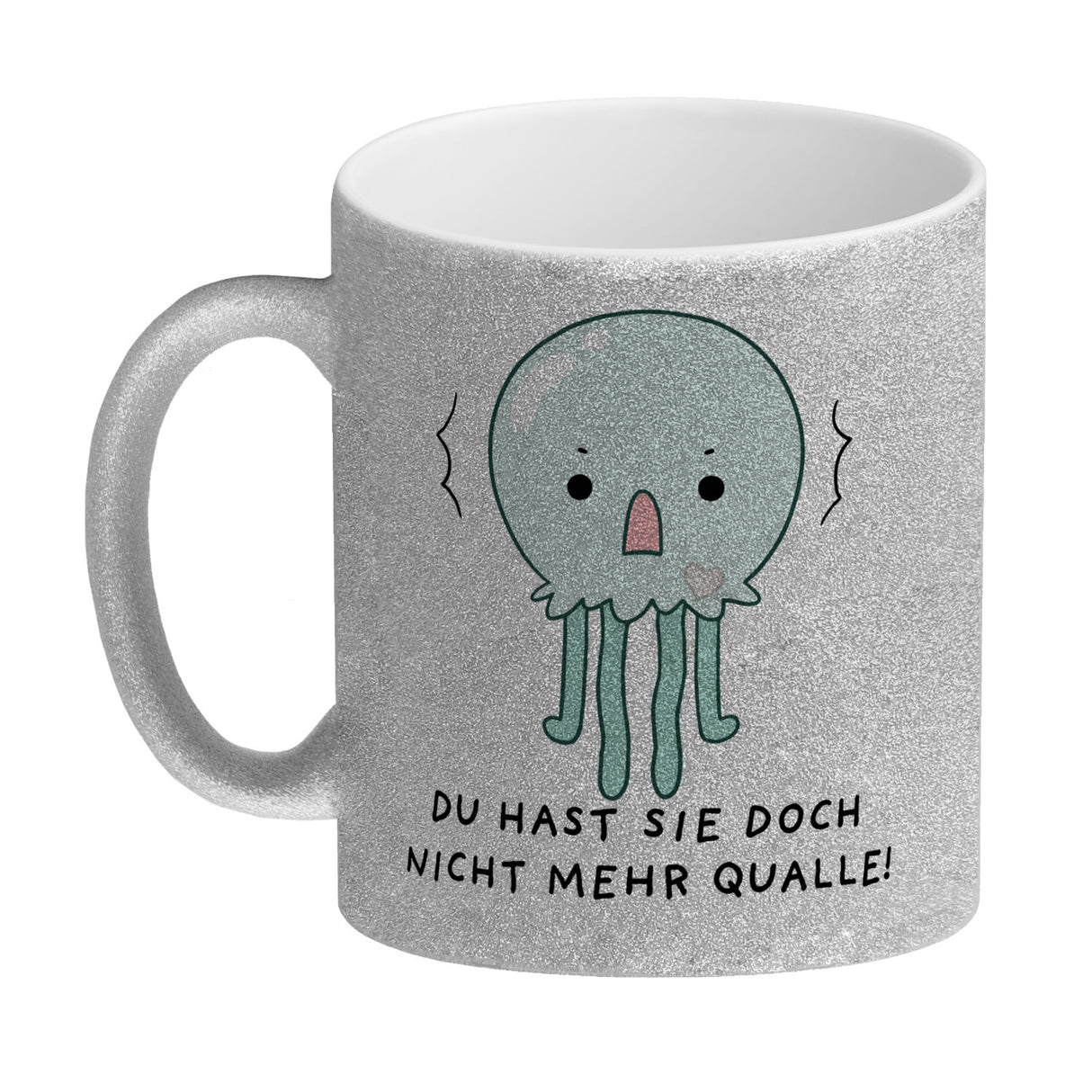Jelly & Friends Qualle Kaffeebecher mit Spruch Du hast sie doch nicht mehr Qualle