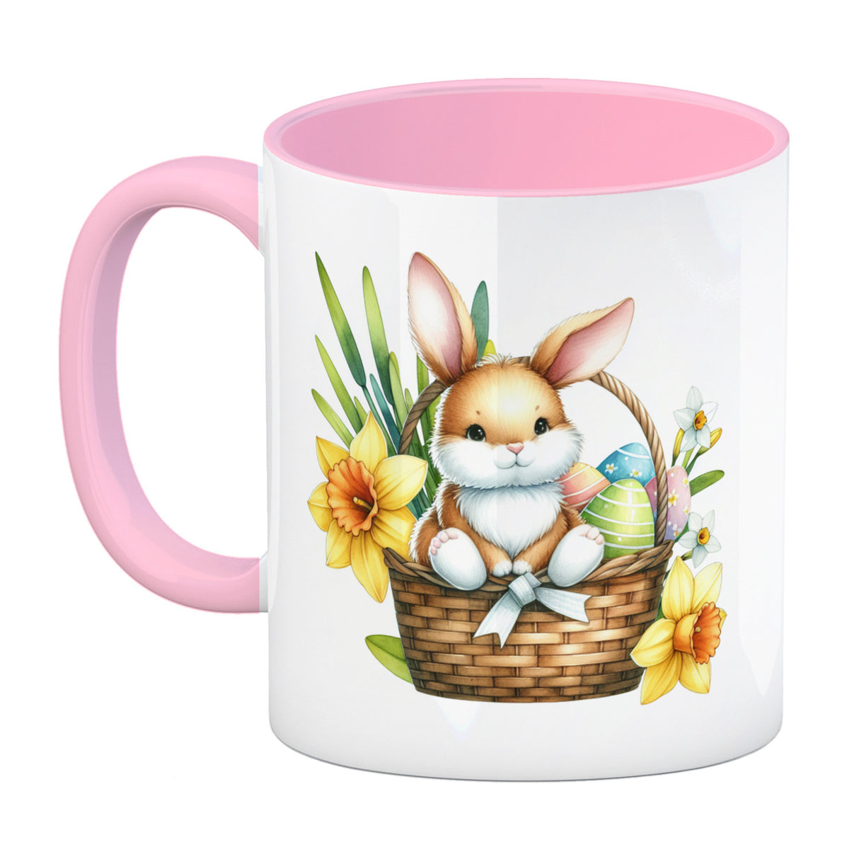 Osterhase im Osternest Kaffeebecher