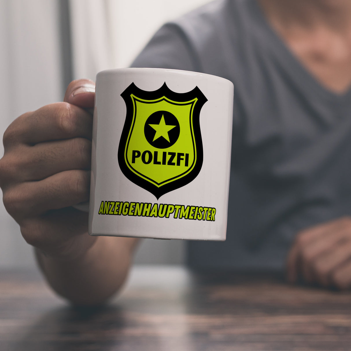 POLIZFI Anzeigenhauptmeister Kaffeebecher