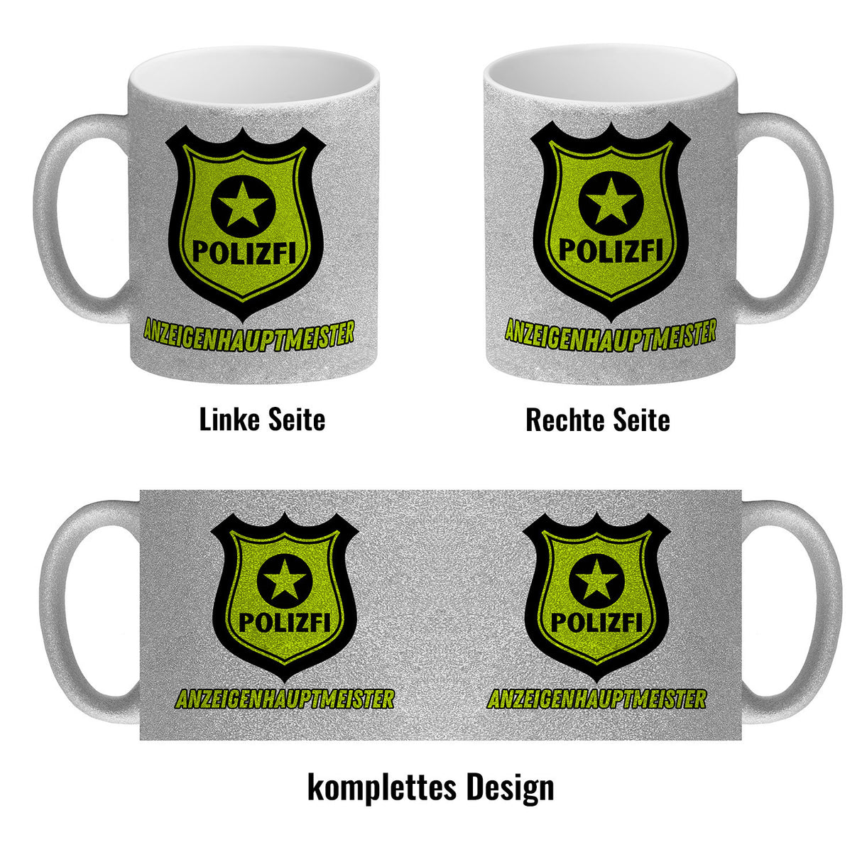 POLIZFI Anzeigenhauptmeister Kaffeebecher