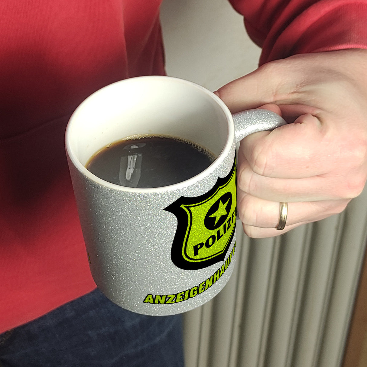 POLIZFI Anzeigenhauptmeister Kaffeebecher