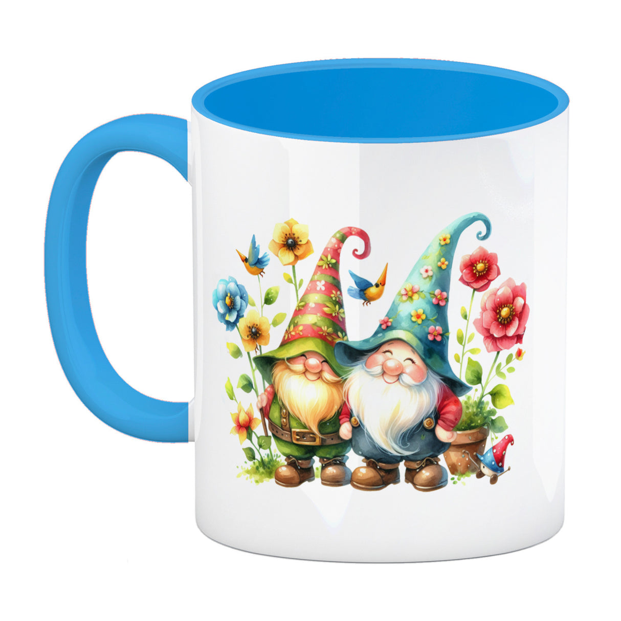 Süße Gartenzwerge Kaffeebecher
