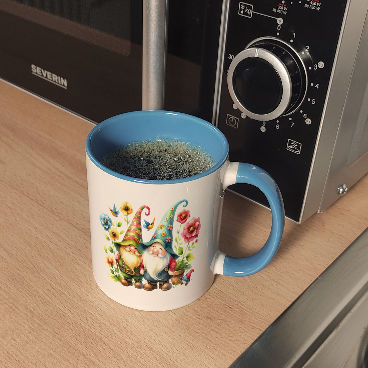 Süße Gartenzwerge Kaffeebecher