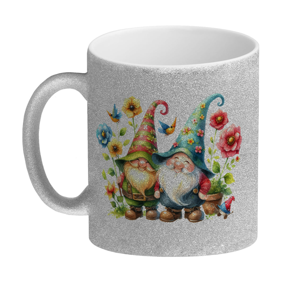 Süße Gartenzwerge Kaffeebecher